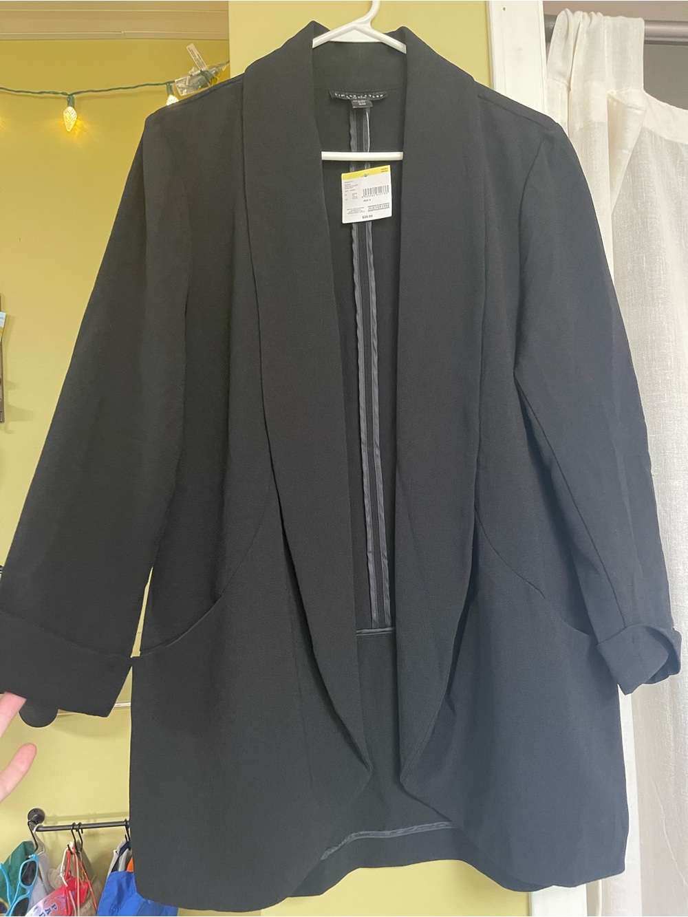 Shawl-Style Blazer